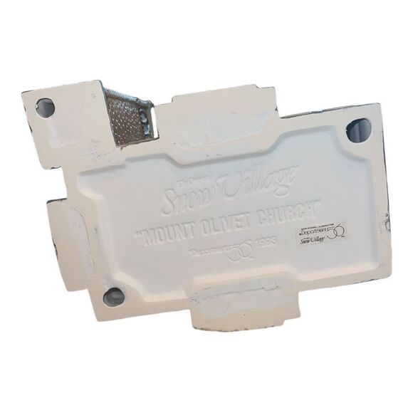 Department 56 Snow Village Mount Olivet Church 5442-9 Retired 1993 EUC - Picture 6 of 10